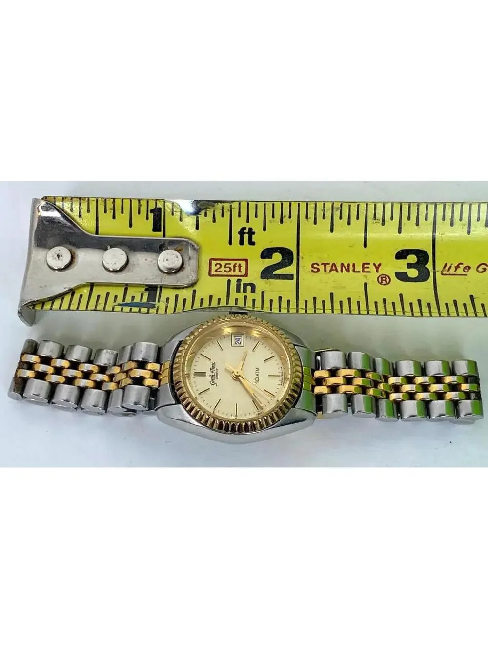Green Bros. Women’s Two Tone Watch With Date Window